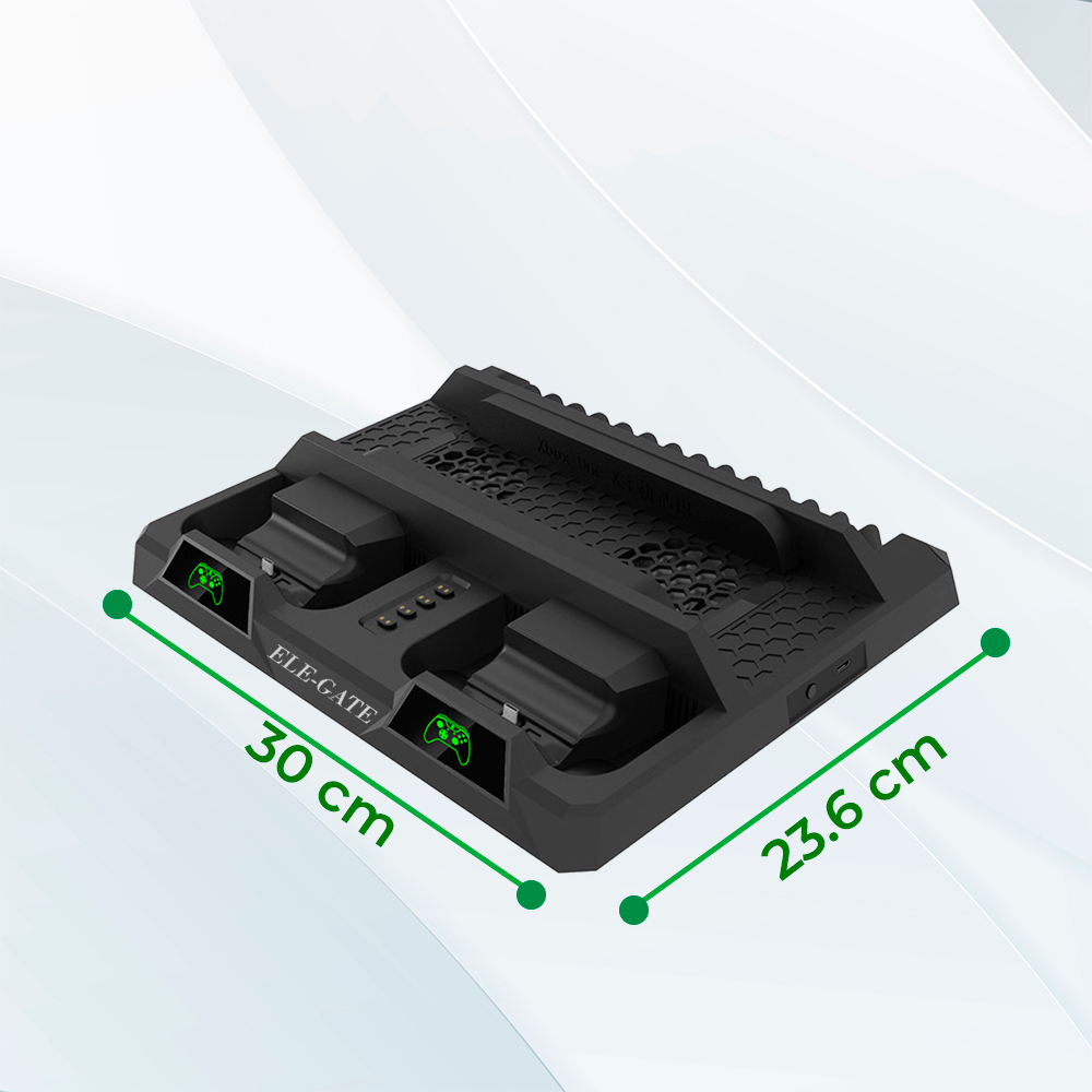 Estación de Carga Multifuncional para Controles - Cargador Vertical con Indicadores LED - Image 4