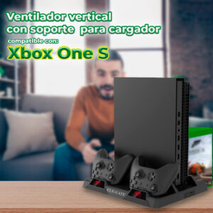 Estación de Carga Multifuncional para Controles - Cargador Vertical con Indicadores LED