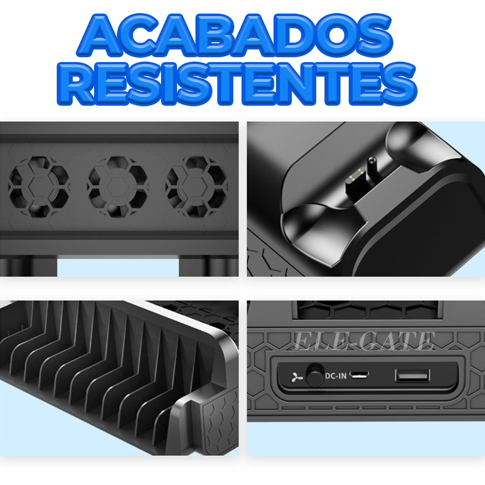 Soporte de Refrigeración Vertical para Xbox ONE/One S/One X - Ventilador, Carga Dual y Almacenamiento de Juegos - Image 4