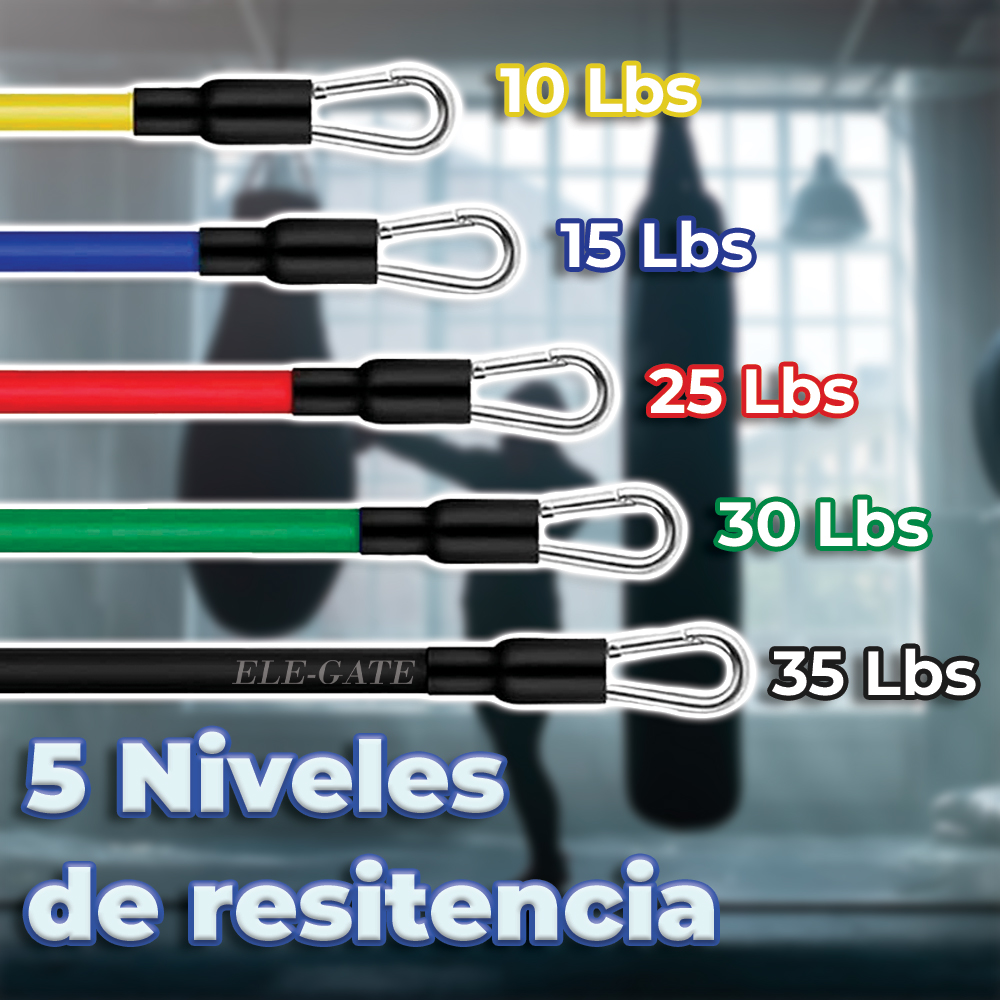 Juego de bandas de resistencia para ejercicio - Image 3