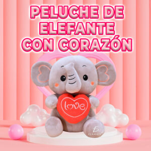 Peluche de Elefante Kawaii - Juguete Adorable y Decorativo para Niños