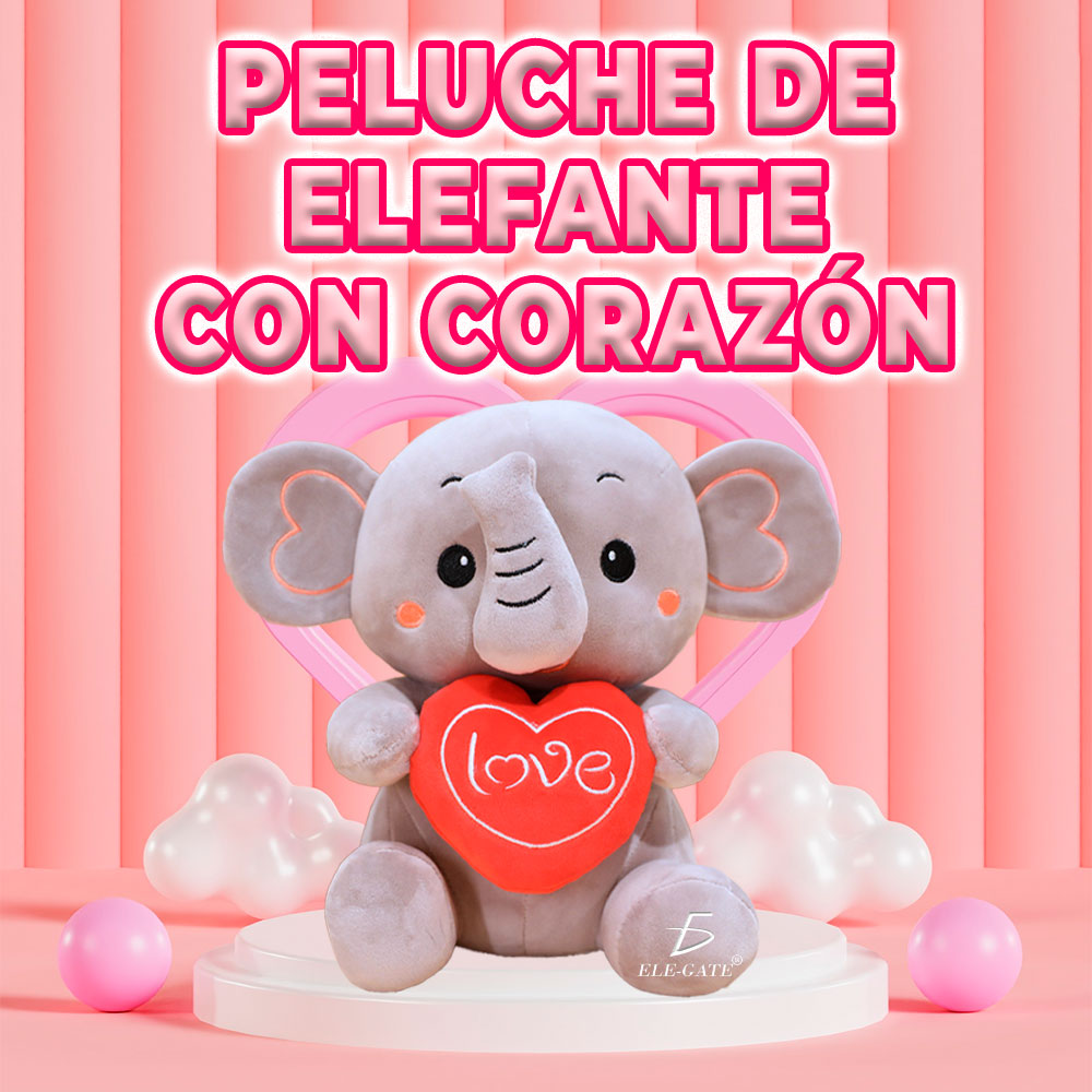 Peluche de Elefante Kawaii - Juguete Adorable y Decorativo para Niños
