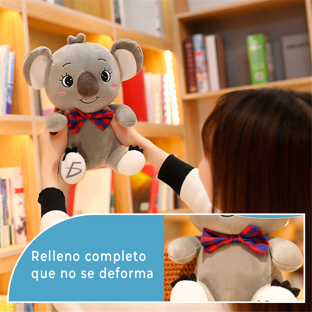Peluche de Koala Adorable de 20/30cm - Tierno Peluche de Animales de Dibujos Animados de Australia con Corbata. - Image 5