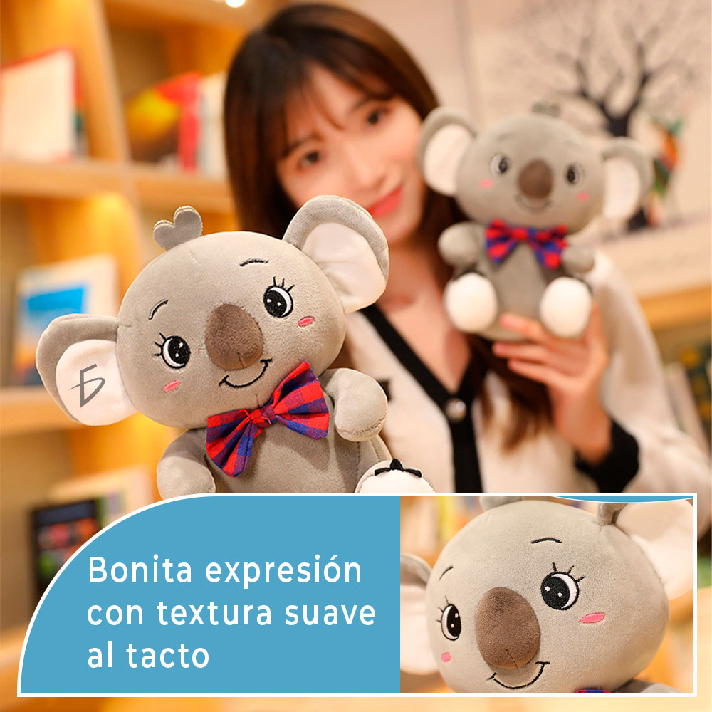 Peluche de Koala Adorable de 20/30cm - Tierno Peluche de Animales de Dibujos Animados de Australia con Corbata. - Image 4