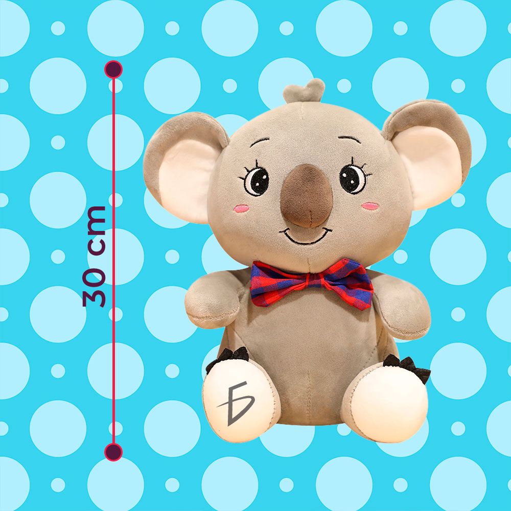 Peluche de Koala Adorable de 20/30cm - Tierno Peluche de Animales de Dibujos Animados de Australia con Corbata. - Image 3