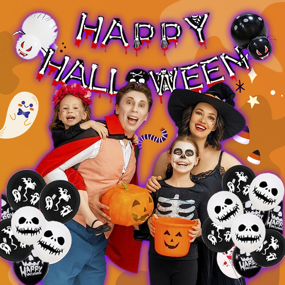Kit de Globos de Halloween para Fiestas - Decoración Espeluznante - Image 2