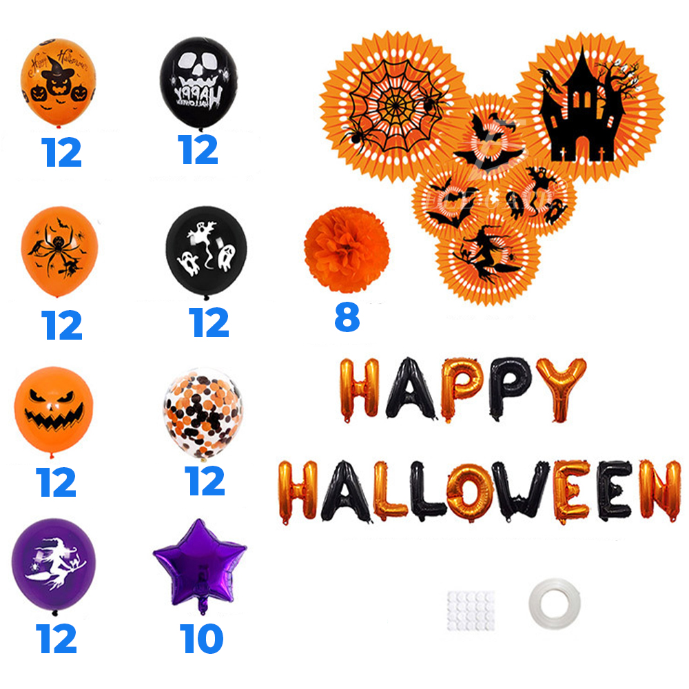 Kit de decoración de Halloween - Suministros para cumpleaños - Image 4