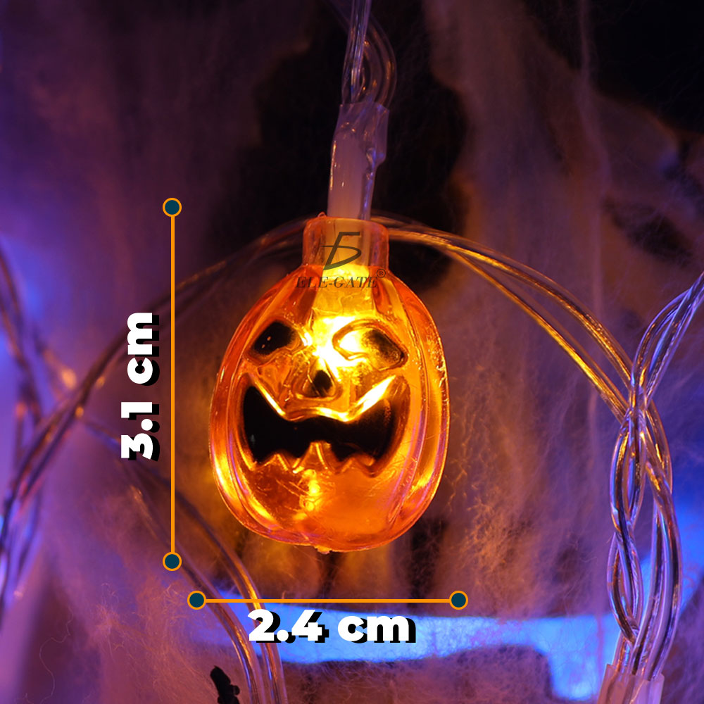 Guirnalda de Halloween con Calabazas - Decoración Festiva para Fiestas Temáticas - Image 4