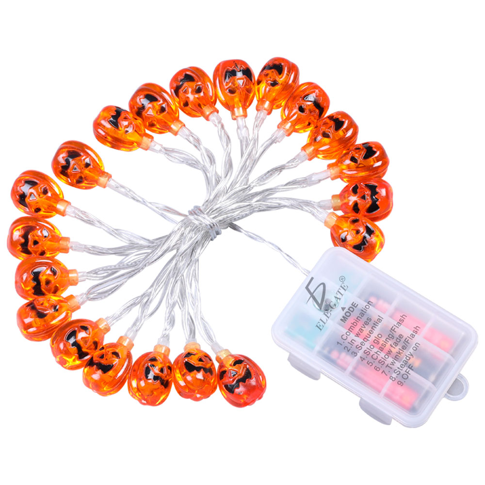 Guirnalda de Halloween con Calabazas - Decoración Festiva para Fiestas Temáticas - Image 5