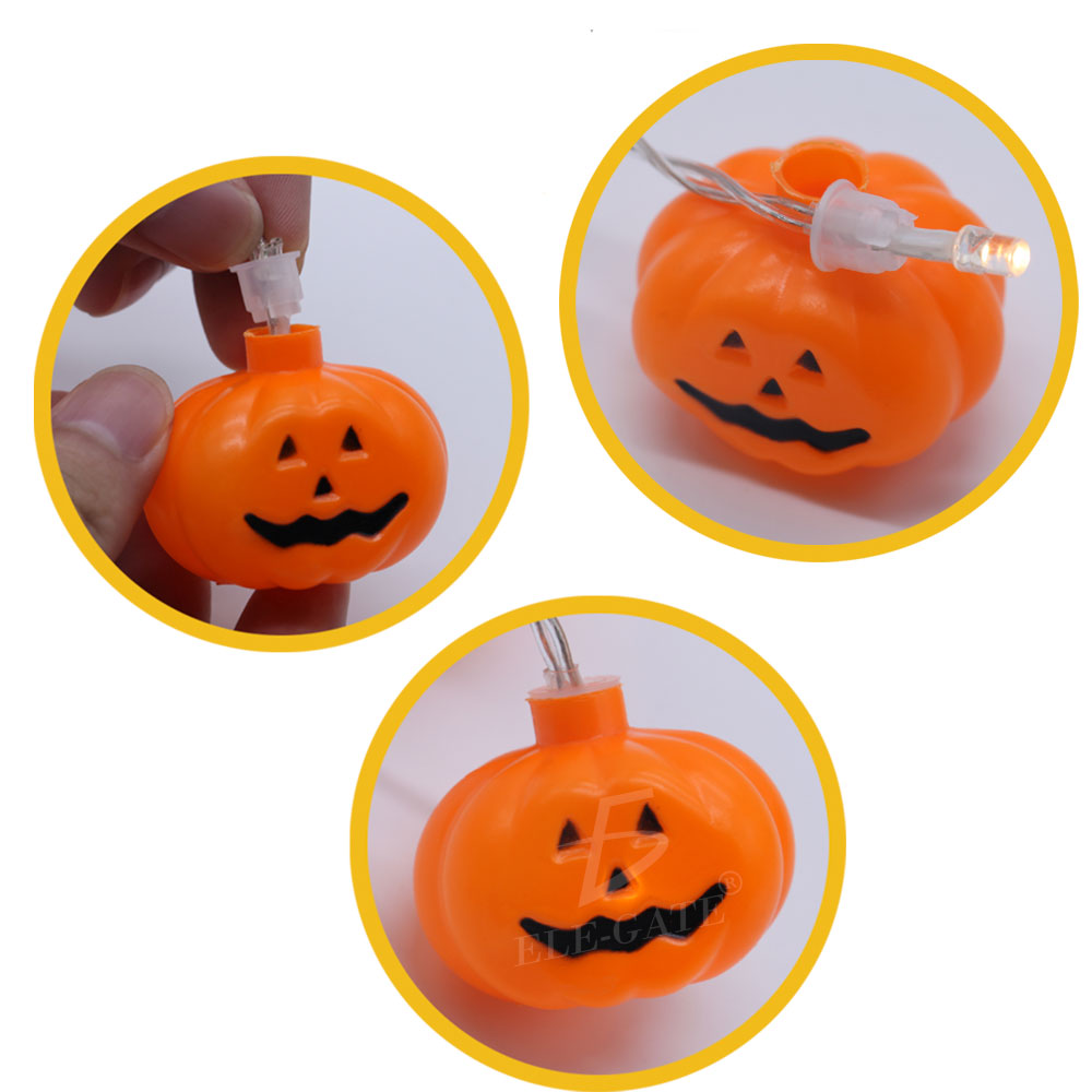 Cadena de Luces LED para Halloween - Iluminación Encantadora para Decoración de Calabazas y Fiestas - Image 5