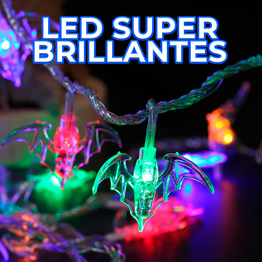 Guirnalda de Halloween con Murciélagos - Decoración Festiva para Fiestas Temáticas - Image 2