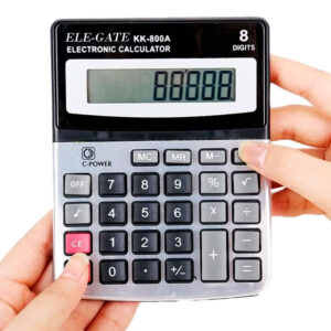 Calculadora de Escritorio Ejecutiva - Funcionamiento Solar y Diseño Elegante