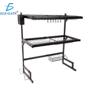 Escurridor para Trastes de Cocina de Acero Inoxidable - Organizador de Utensilios y Cubiertos (65x80 cm)