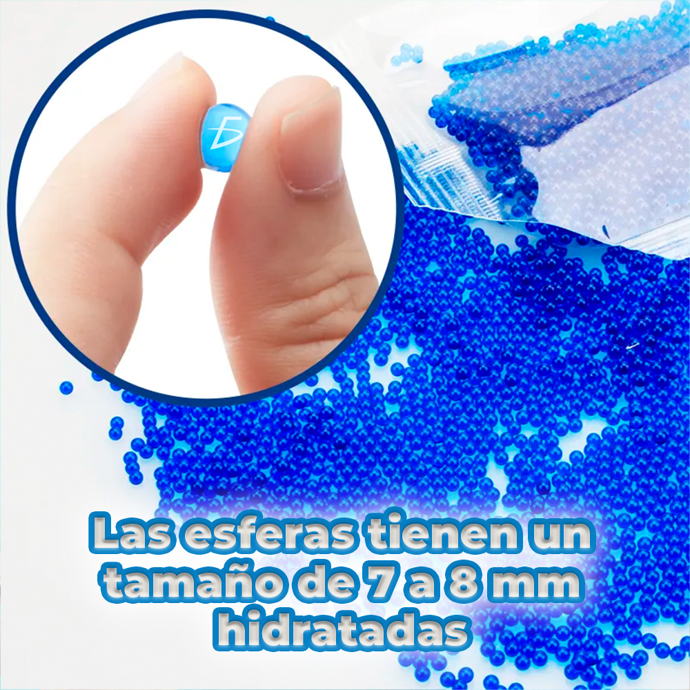Balas de Gel para Pistolas de Agua (1000 Unidades) - Suministro Duradero para Diversión Acuática - Image 2