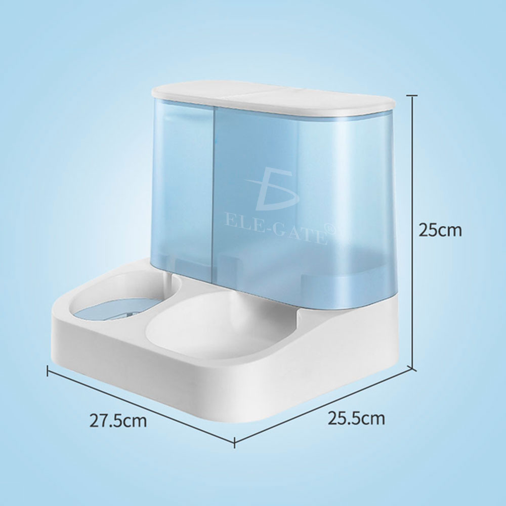 Dispensador Automático de Agua y Croquetas para Mascotas - 1L de Agua y 2.8L de Croquetas - Image 4