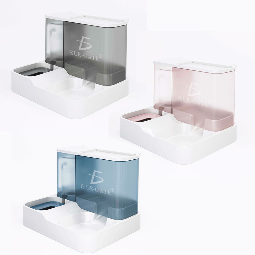 Dispensador Automático de Agua y Croquetas para Mascotas - 1L de Agua y 2.8L de Croquetas - Image 3