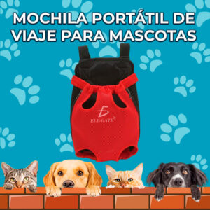 Mochila Porta Mascotas Transpirable y Portátil - Comodidad y Estilo para Tus Aventuras con tu Mascota