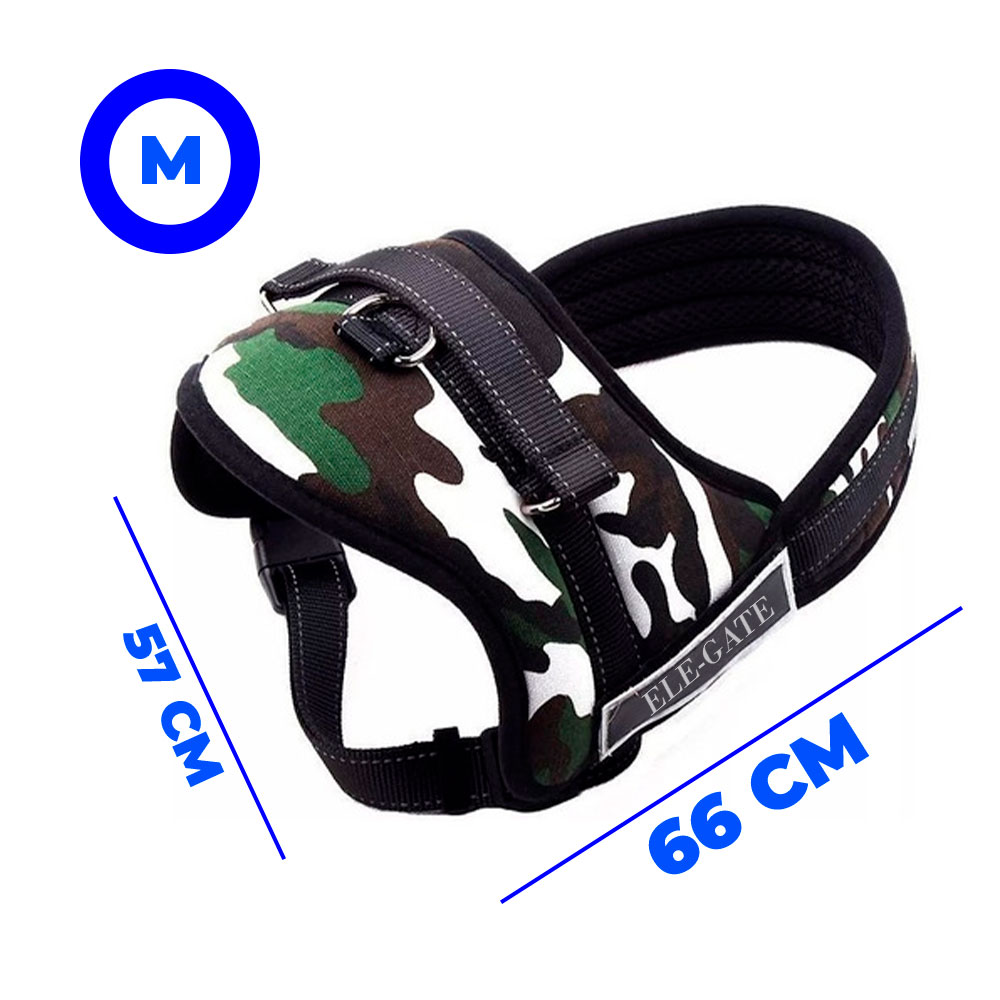 Pechera con Arnés, Correa y Bandas Reflectantes para Perros - Talla M - Image 3