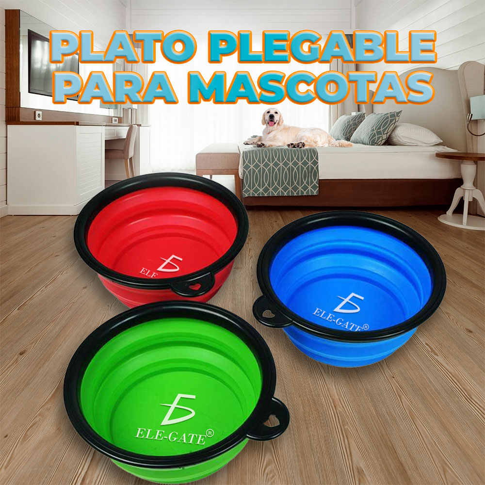 Tazón Plegable Portátil de Silicona 350ML con Mosquetones - Tu Compañero para la Hidratación en Movimiento - Image 5