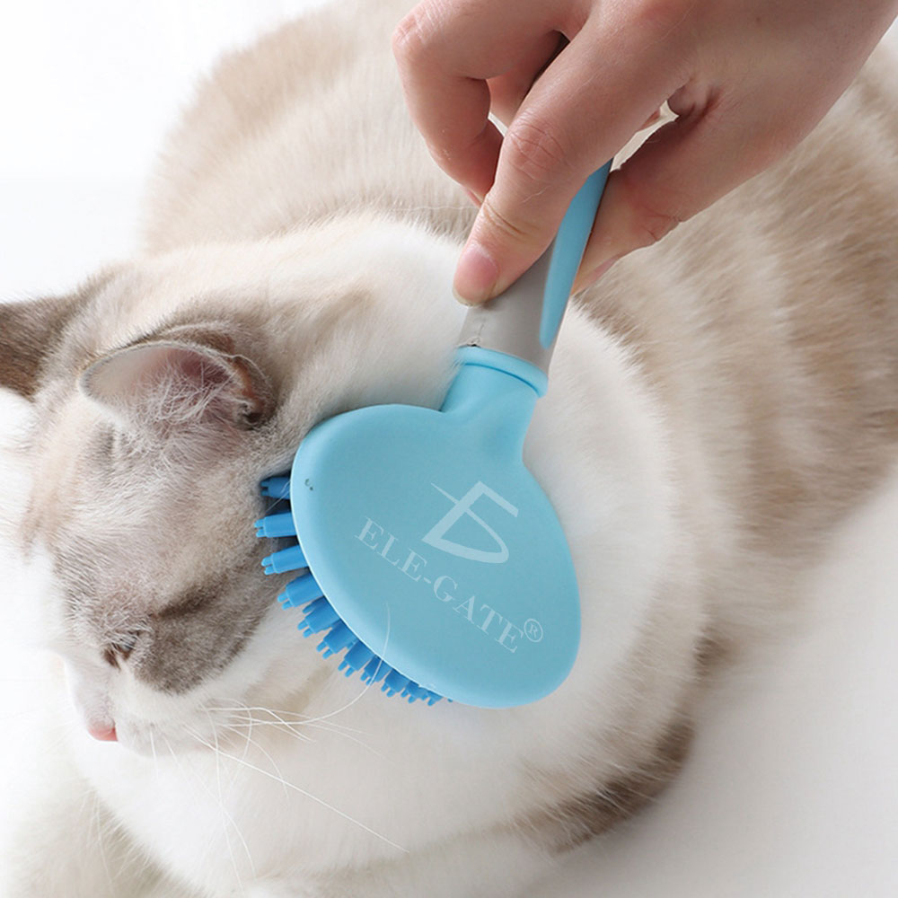 Peine de Masaje Autolimpiante para Mascotas - Cepillado Cómodo y Eficaz para Perros y Gatos - Image 2