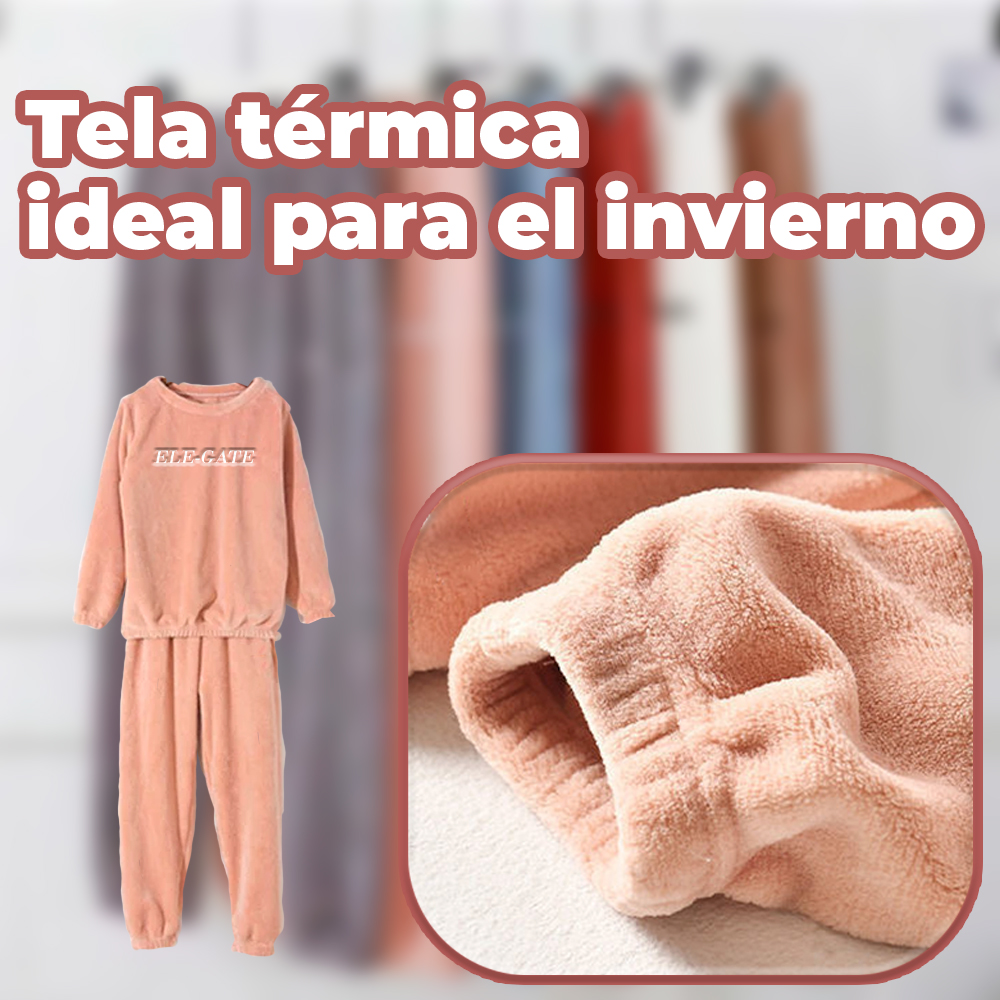 Pijama de Franela de Invierno para Mujer - Ropa de Dormir Cómoda y Cálida - Image 5