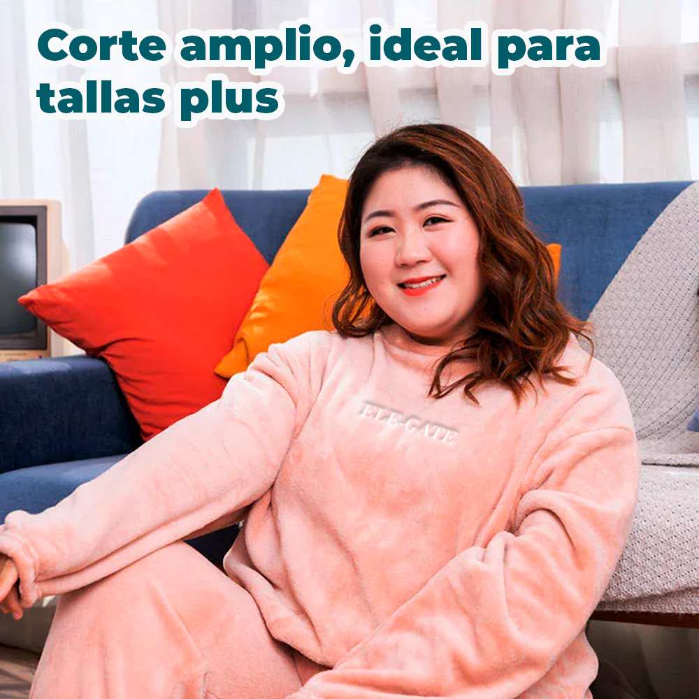 Pijama de Franela de Invierno para Mujer - Ropa de Dormir Cómoda y Cálida - Image 4