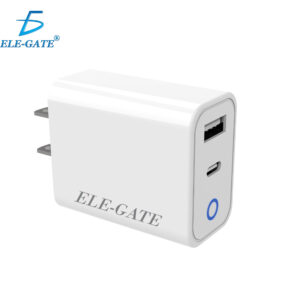 CARGADOR USB-C 2 en 1 PD 20W y Puerto USB DE CARGA RAPIDA