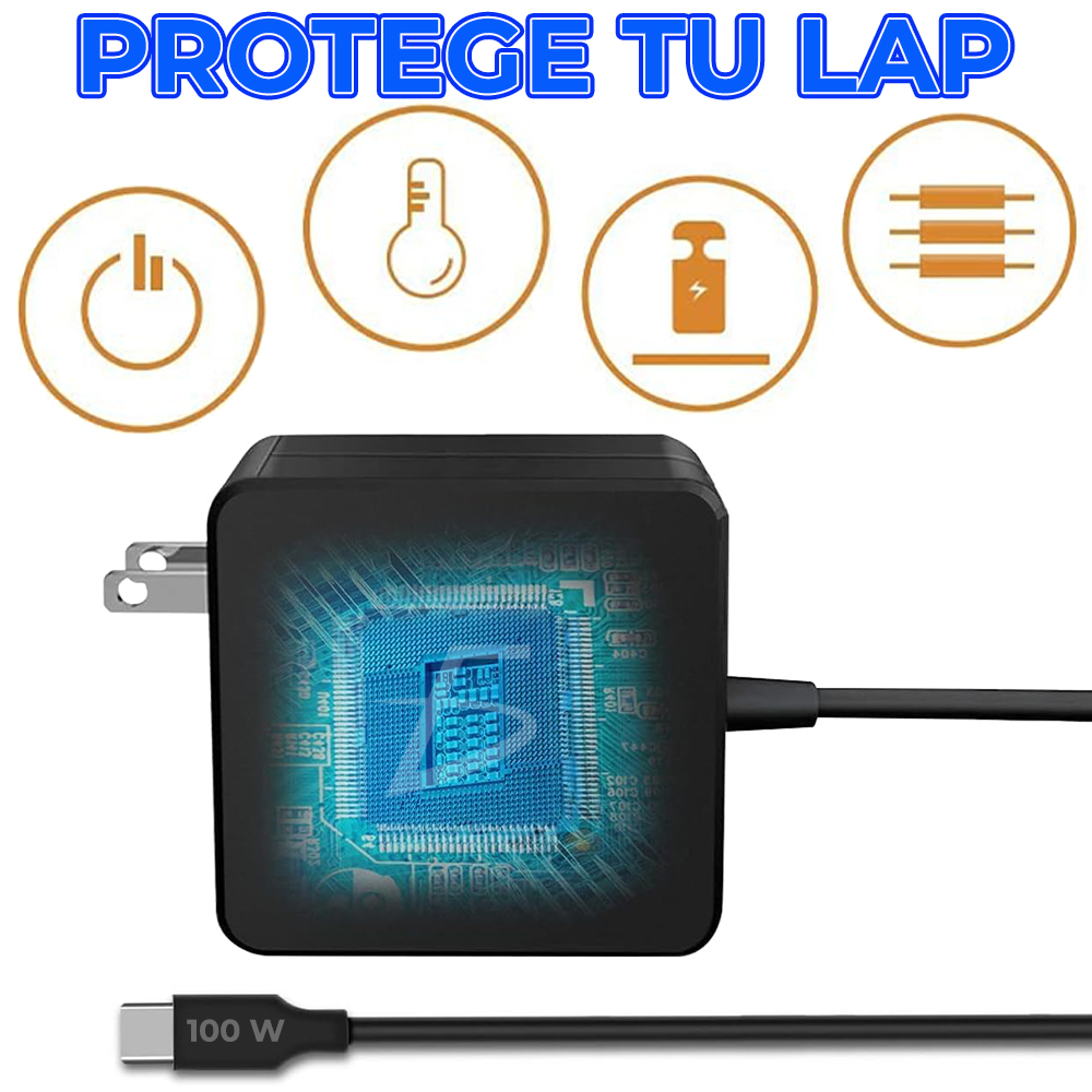Adaptador Universal 100 W tipo C Cuadrado - Image 4