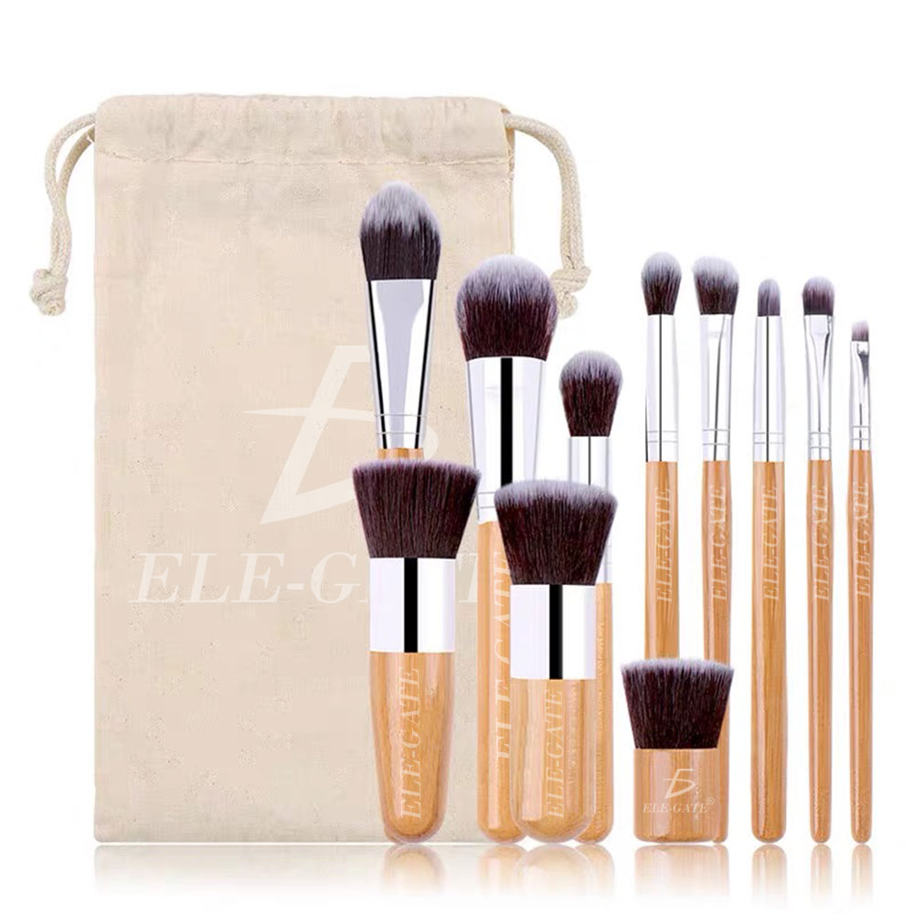 Brochas de Maquillaje Orgánicas y Ecológicas - Kit Profesional de Alta Calidad - Image 2