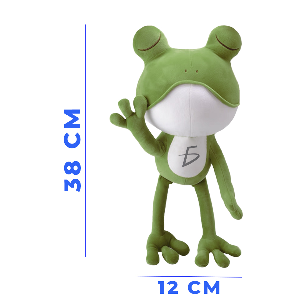 Peluche de Rana Verde - Amigo Saltarín y Abrazable para Todas las Edades - Image 4