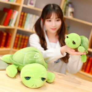 Peluche de Tortuga Verde de 35 cm - Un Amigo Abrazable para Niños.