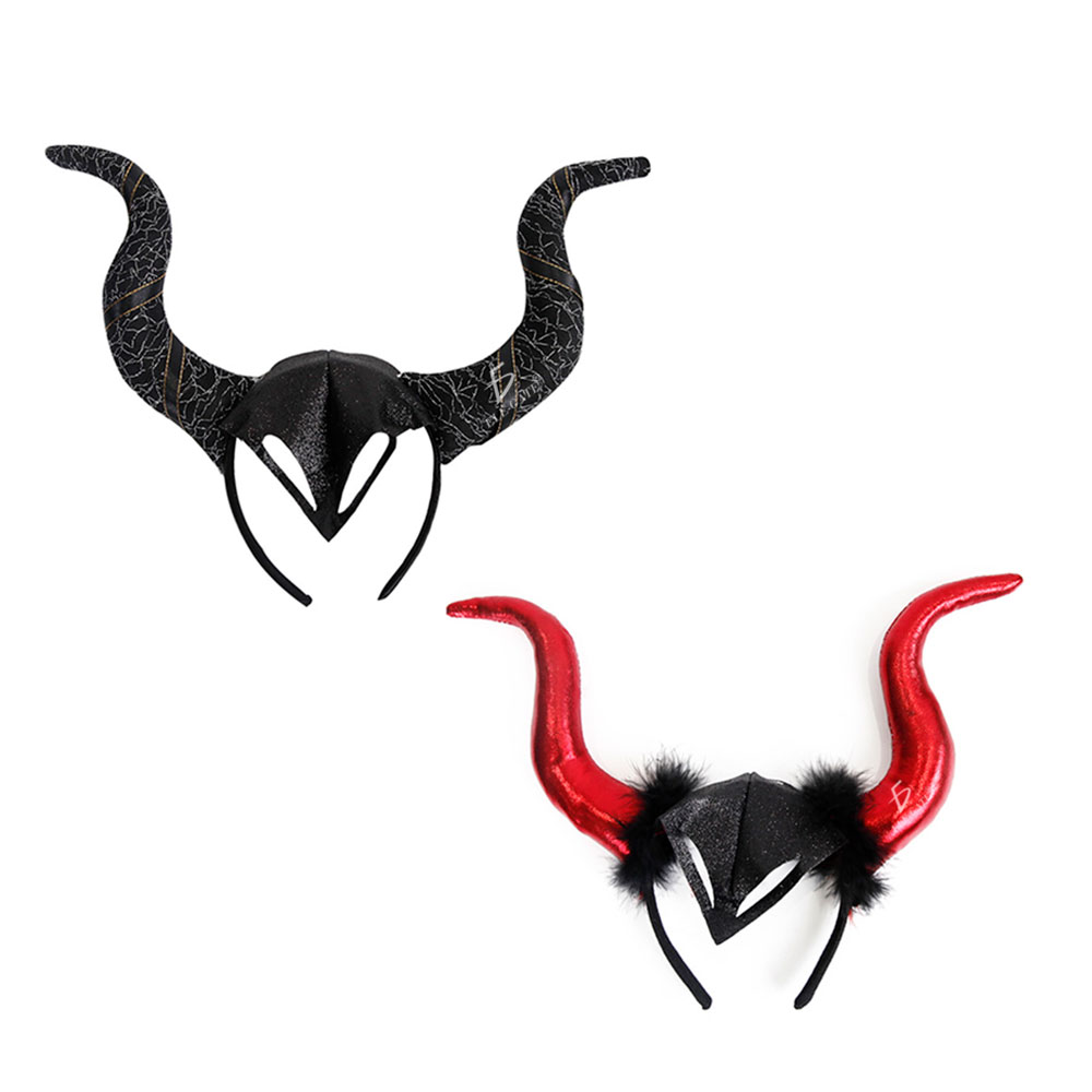 Diadema de Orejas de Diablo con Purpurina - Image 4