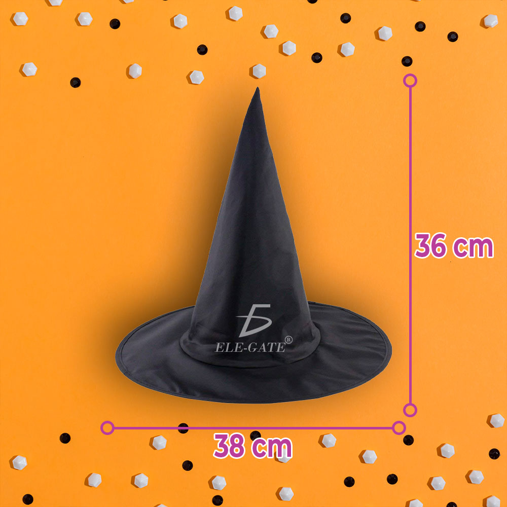 Sombrero de Bruja para Halloween - Accesorio Esencial para Tu Disfraz Espeluznante - Image 3