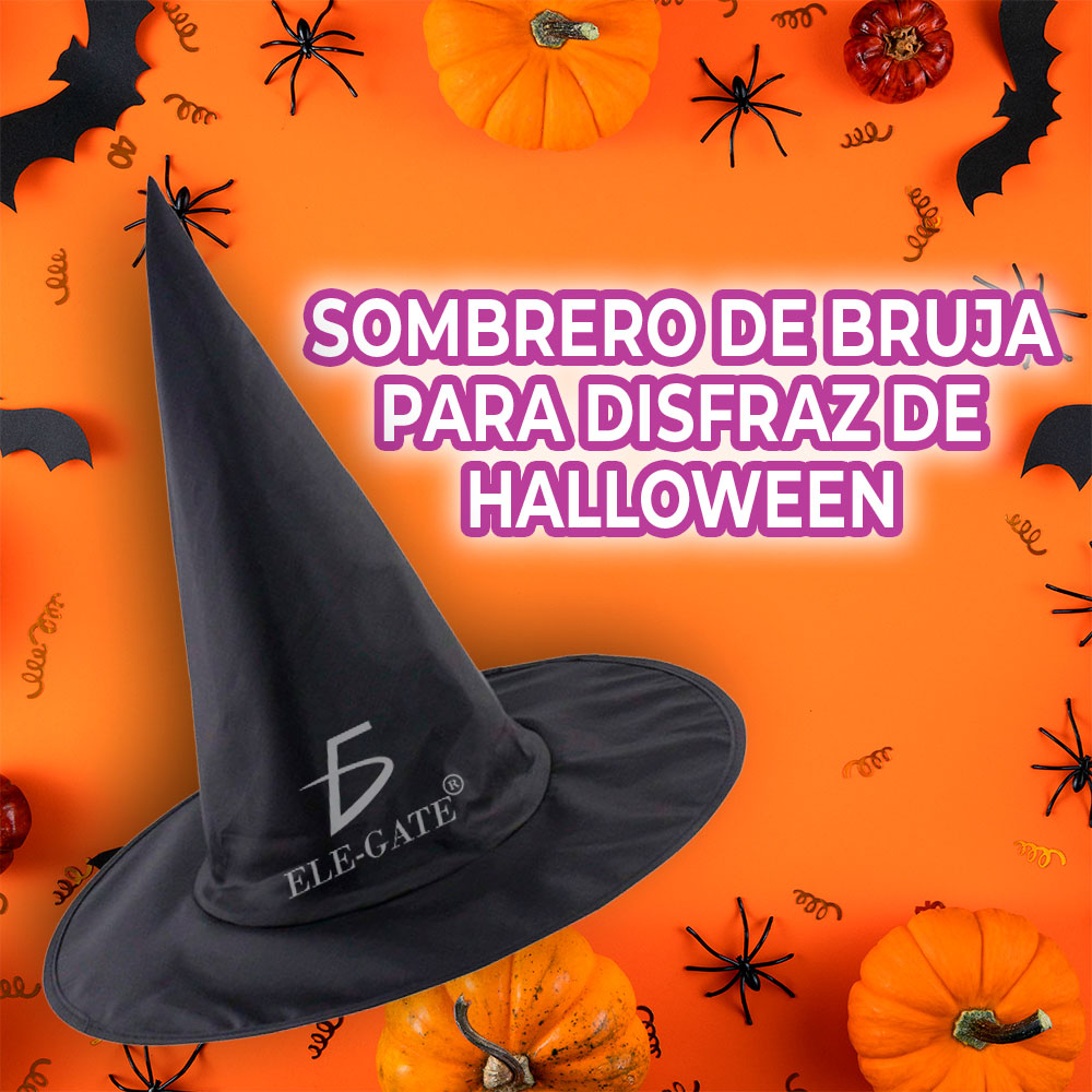 Sombrero de Bruja para Halloween - Accesorio Esencial para Tu Disfraz Espeluznante - Image 4