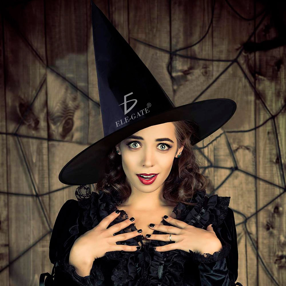 Sombrero de Bruja para Halloween - Accesorio Esencial para Tu Disfraz Espeluznante