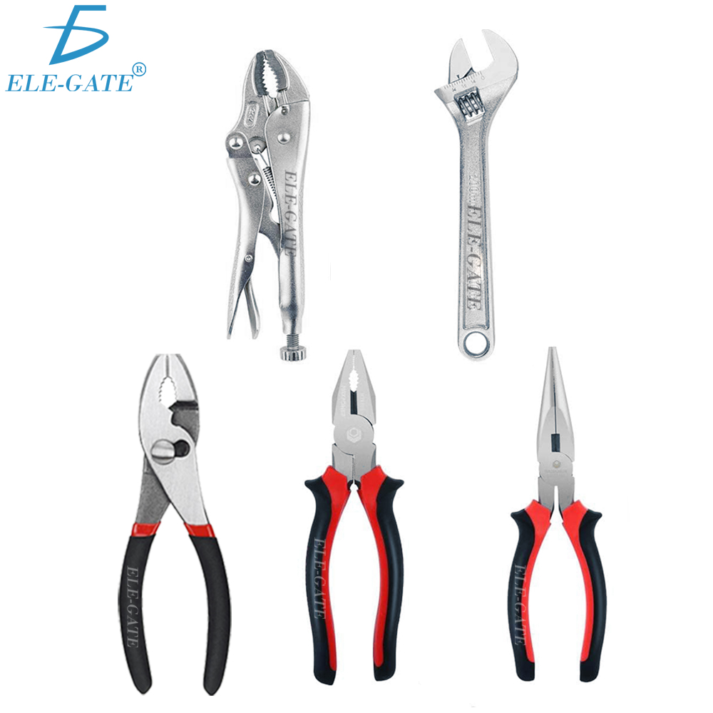 Juego De Alicates Pinzas Con Empuñaduras Cómodas Paquete Con 5 Piezas