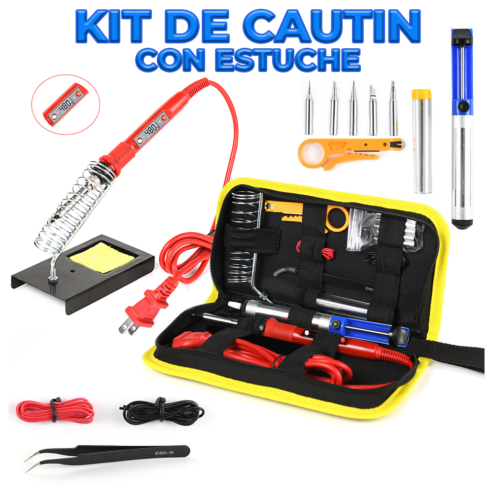 Kit de Soldadura de Temperatura Ajustable LCD Cerámica - Image 2