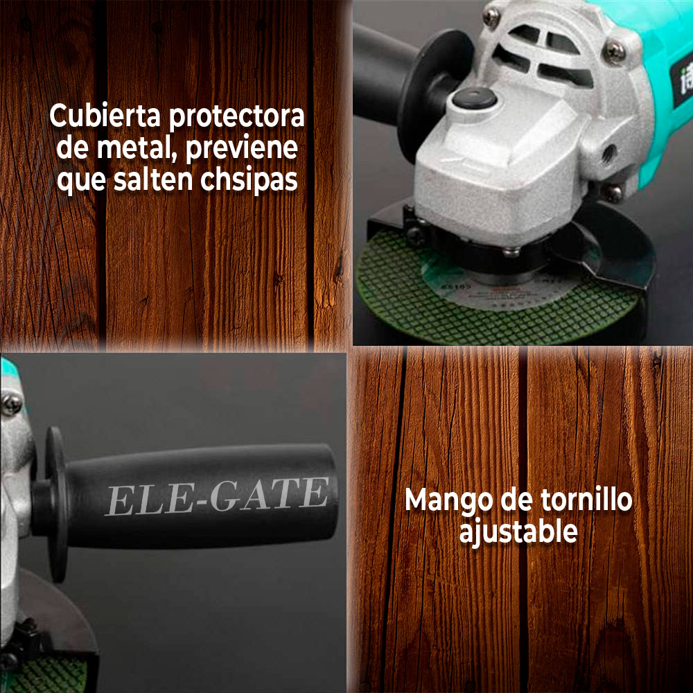 Amoladora Inalámbrica - Potente y Versátil Herramienta con Varias Posiciones y Escobillas de Carbono - Image 4