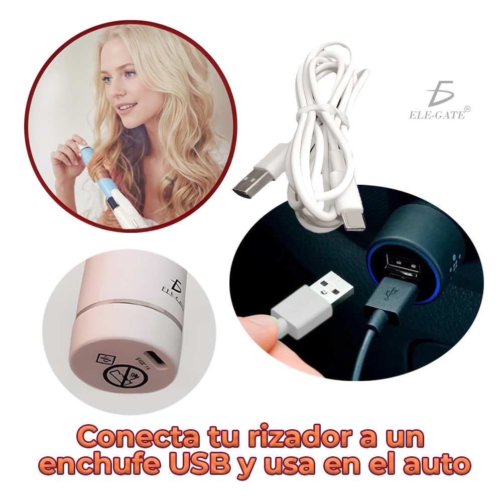 Rizador de Pelo Portátil para Peinar Rizos y Ondas - Image 3