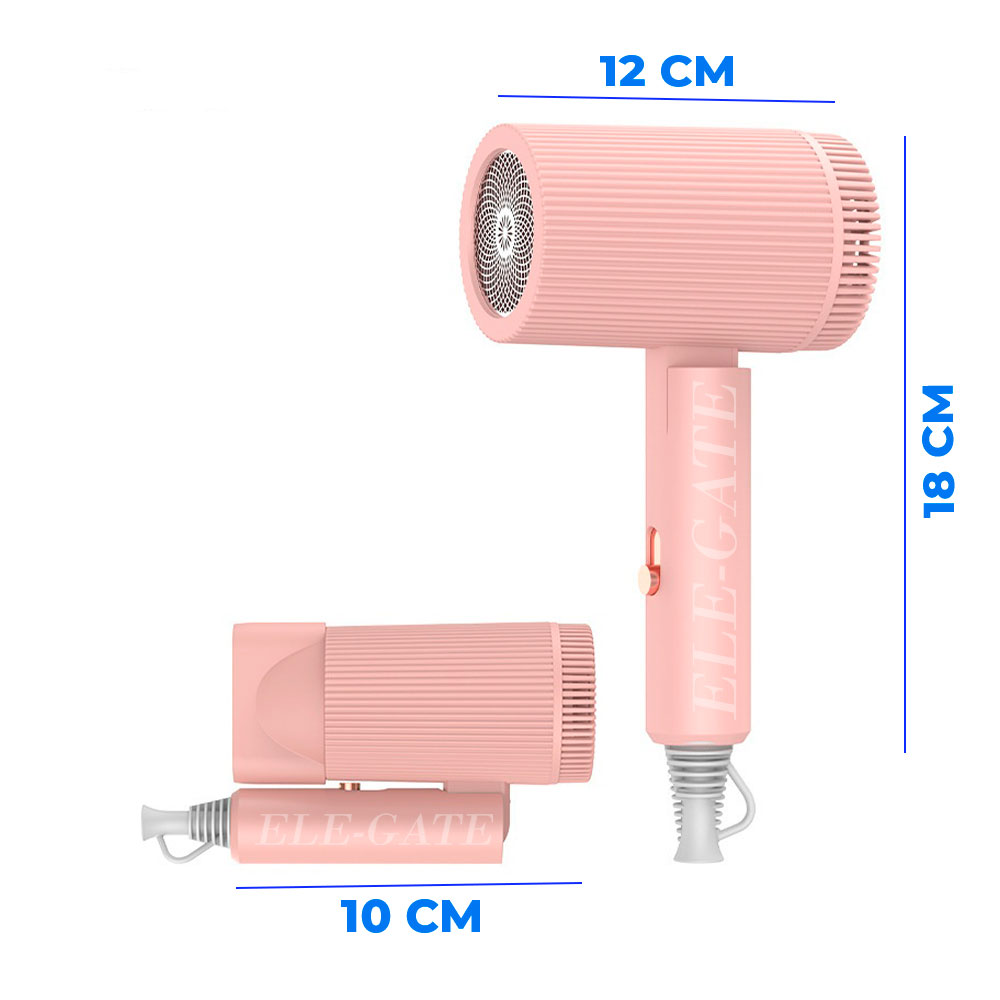 Secador de Pelo Profesional con Motor sin Escobillas de 1400W - 3 Velocidades y 4 Temperaturas, con boquilla magnética, Caja de Aromaterapia - Image 4