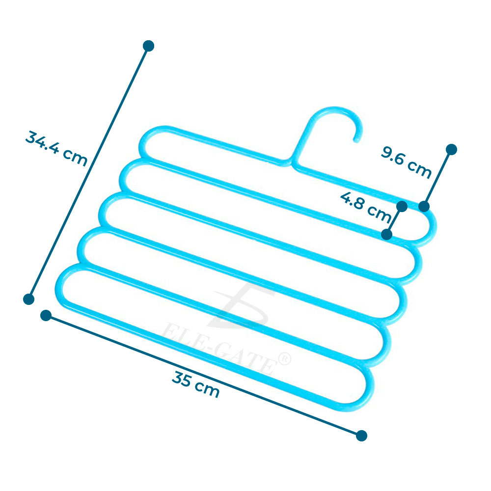 Perchas Multifuncionales para Pantalones - Organización y Ahorro de Espacio Paquete por 5 pizas - Image 4