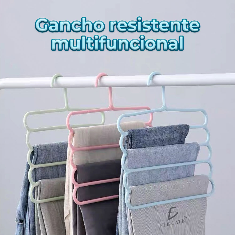 Perchas Multifuncionales para Pantalones - Organización y Ahorro de Espacio Paquete por 5 pizas - Image 2
