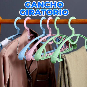 Perchas para Ropa Ajustables - Organización de Vestuario Eficiente Paquete por 10 PZS