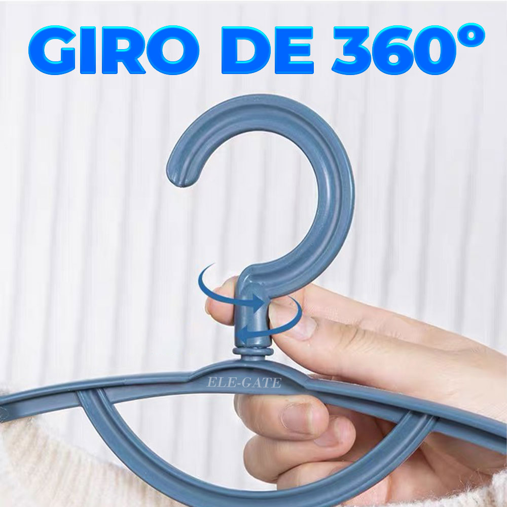 Perchas para Ropa Ajustables - Organización de Vestuario Eficiente Paquete por 10 PZS - Image 5