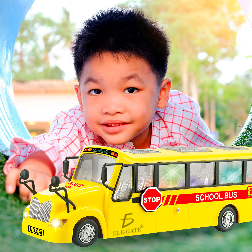 Camión de Juguete Autobús Escolar Grande -Diversión Educativa para Niños - Image 5