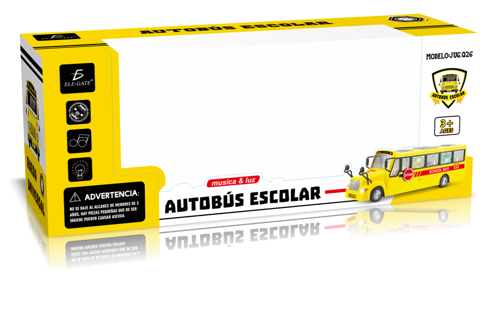 Camión de Juguete Autobús Escolar Grande -Diversión Educativa para Niños - Image 6