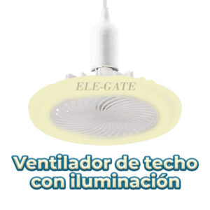 Ventilador de Techo 3 en 1 con Lámpara de Iluminación