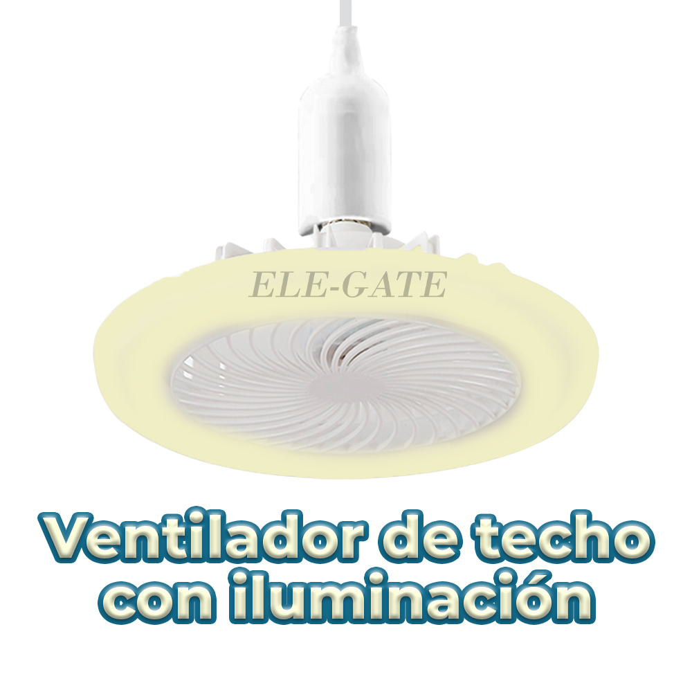 Ventilador de Techo 3 en 1 con Lámpara de Iluminación