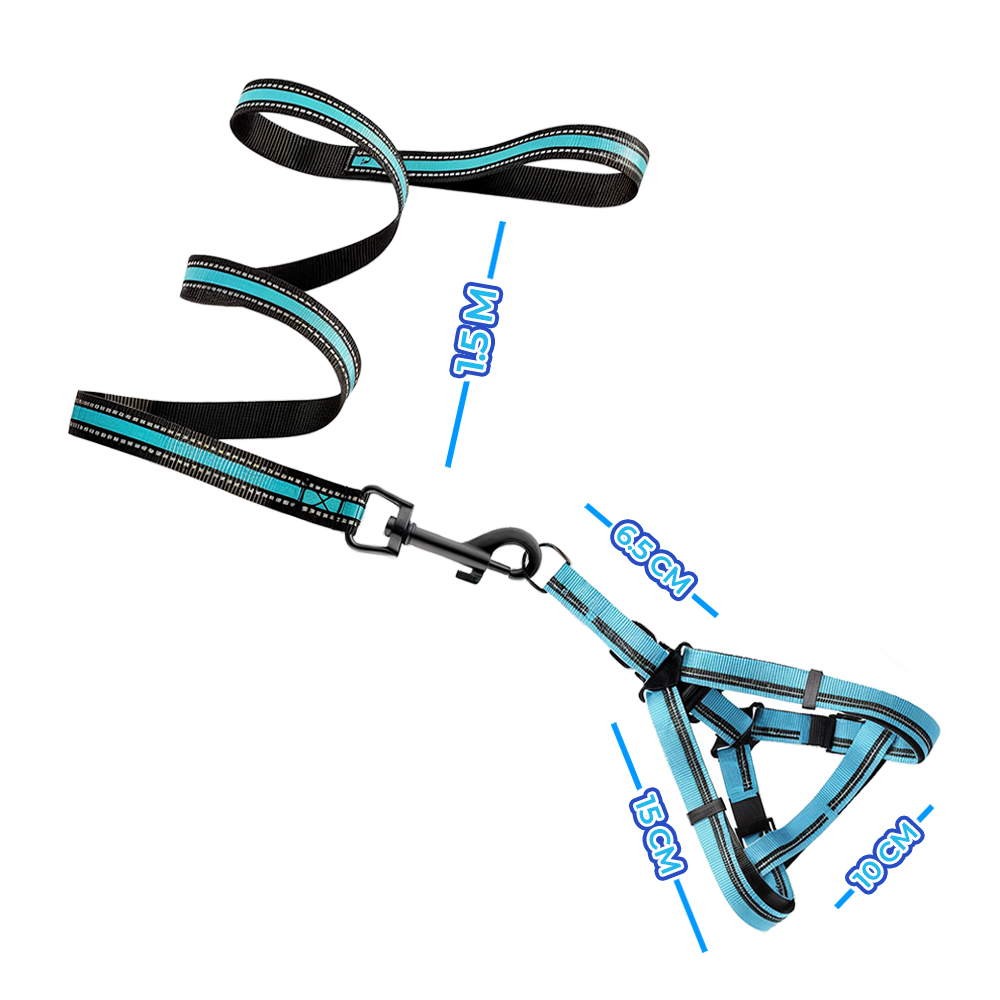 Conjunto de Arnés y Correa para Mascotas - Estilo para Entrenamiento y Paseos Cómodos - Image 6