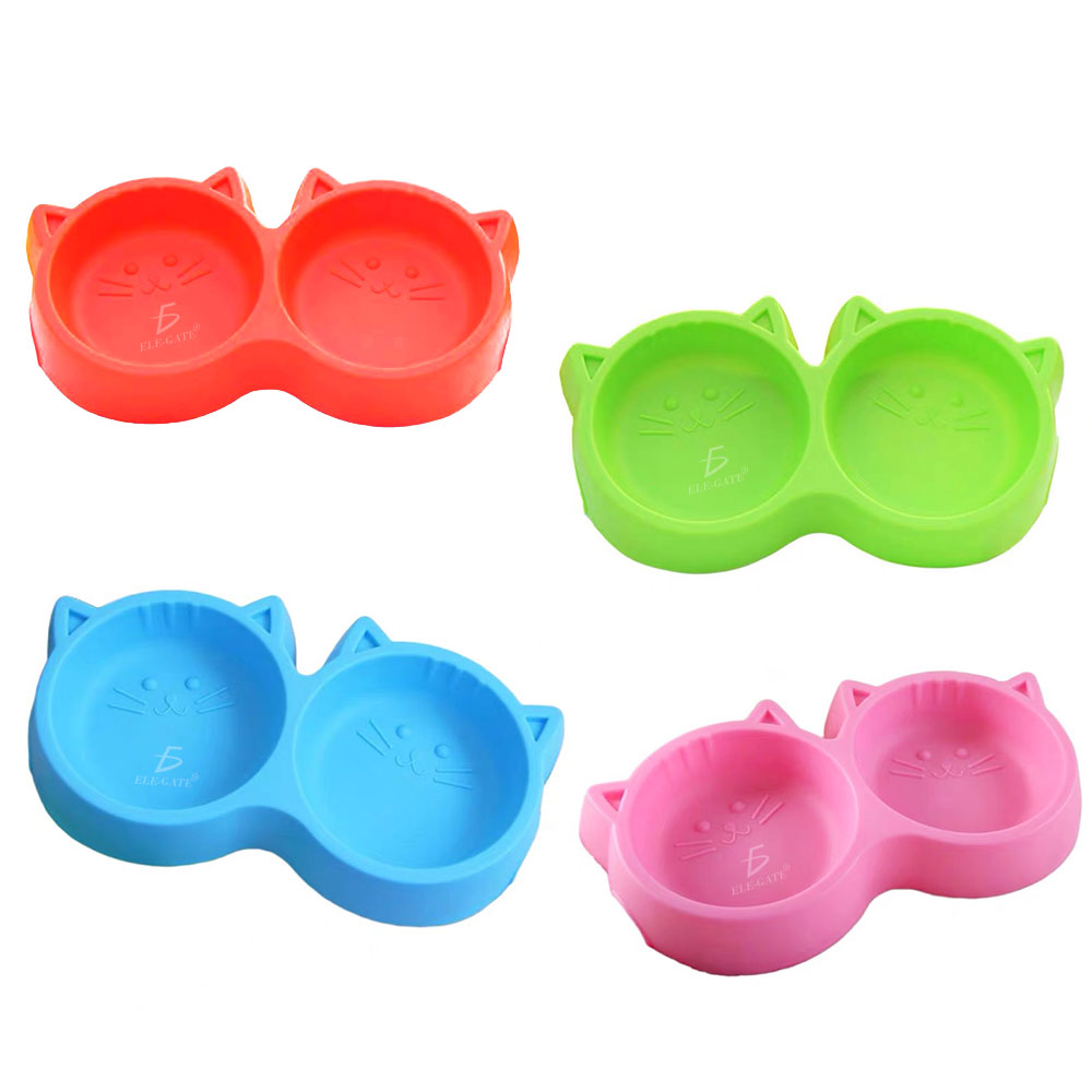 Alimentador de Plástico en Forma de Gato para Mascotas - Image 3